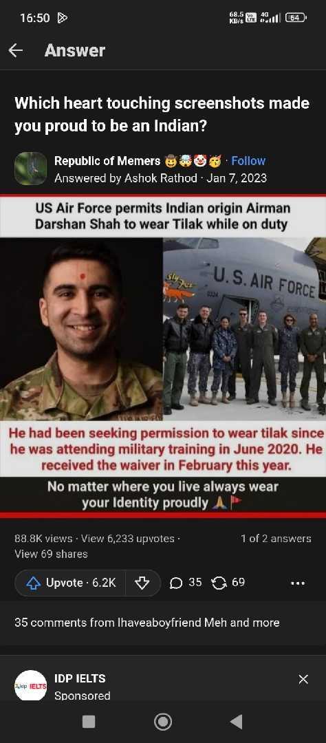 Proud Of A Soldier