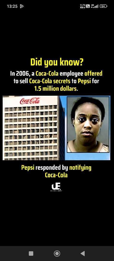 Pepsi Coca Cola