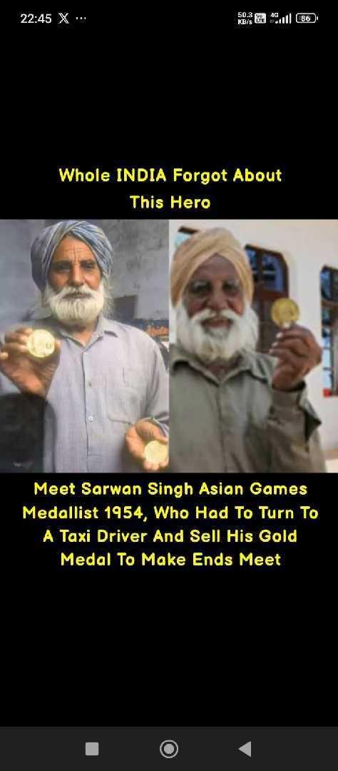 Asian Games Medalist 1954