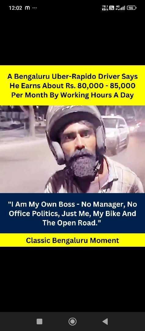 He's His Own Boss
