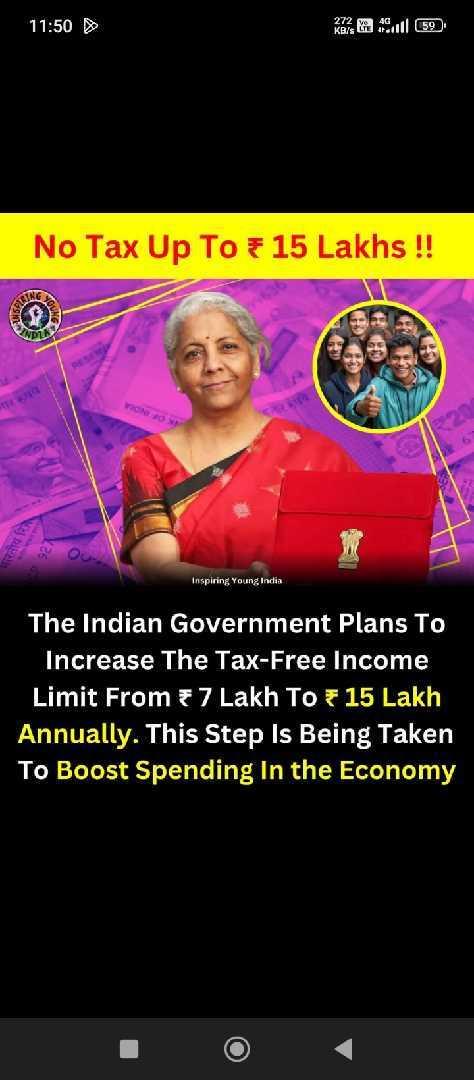 Tax Free Income 7 To 15 Lakh