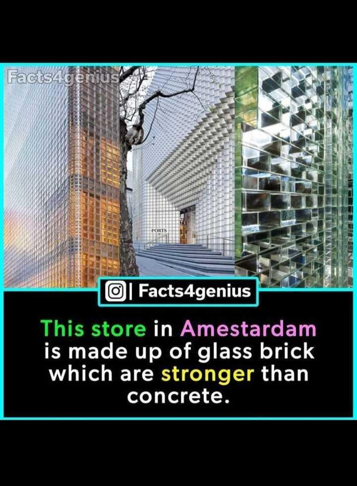 Store Made Up Glass Brick